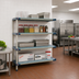 Thumbnail image #2 for MetroMax 4 Add-On All-Polymer Shelving Unit with 4 Open Grid Shelves, 60W x 21D x 74H