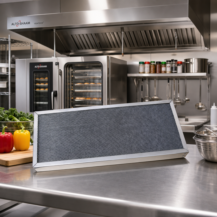 Product image #2 for Alto-Shaam Ventech Type 1 Hood Charcoal Filter with Stainless Steel Frame
