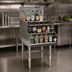 Thumbnail image #2 for Spec-Bar 24-Inch Wide Freestanding Liquor Bottle Display Unit, 4-Step Open Design, Single Speed Rail Alignment