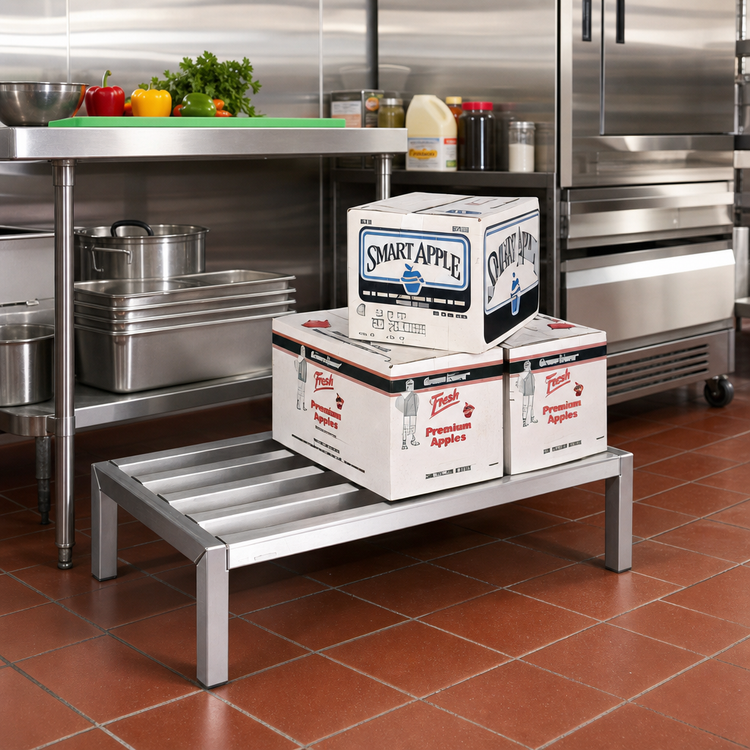 Product image #2 for Lifetime Series All-Welded Aluminum Dunnage Rack, 48 x 30 x 12 Inches, 4,000 lb. Capacity