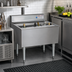 Thumbnail image #2 for Eagle 2200 Series 36-Inch W x 24-Inch D Underbar Ice Bin/Cocktail Unit with Sliding Cover, 8-Inch Deep Liner, and 101 lb Capacity