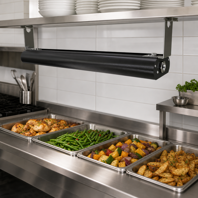 Product image #2 for Vollrath 54-Inch Low Profile Unlighted Strip Heat Lamp with Aluminum Housing