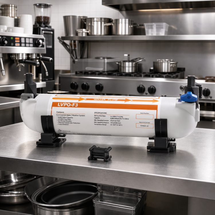 Product image #2 for Everpure ShurFlo LVPO-F3 Commercial Water Filtration System, 6,000 Gallons, 3.0 GPM