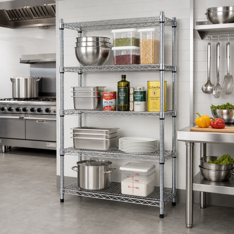 Product image #2 for Advance Tabco Special Value Series Heavy Duty Chrome Plated Wire Shelf, 36" W x 21" D