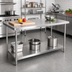 Thumbnail image #2 for John Boos 60-Inch W x 30-Inch D 16-Gauge Stainless Steel Work Table Undershelf