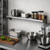 Thumbnail image #2 for Eagle Group 24 x 12 Inch Wall-Mounted 304 Stainless Steel Shelf