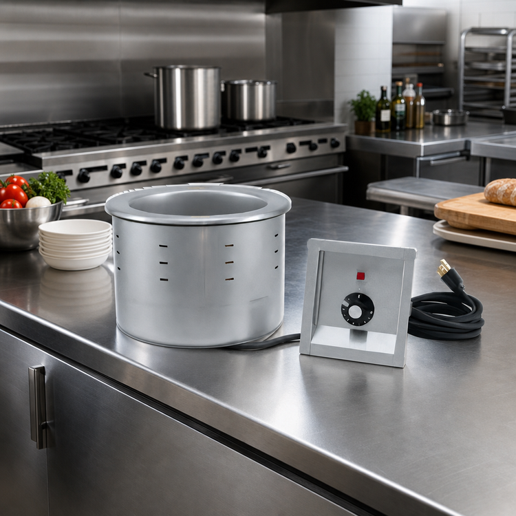 Product image #2 for Vollrath Drop-In Insulated Wet-Operation Soup Well for 1 x 11-Quart Round Inset