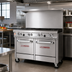 Thumbnail image #2 for Southbend Ultimate 48-Inch Commercial Gas Range with 6 Burners and 2 Space Saver Ovens