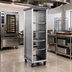 Thumbnail image #2 for Panco Full-Height Mobile Aluminum Pan Rack with Closed Sides, End Loading, 40 Pan Capacity