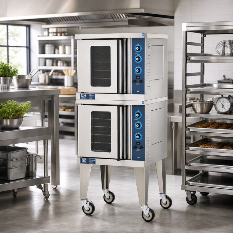 Product image #2 for Duke 59-E4V Double Deck Half-Size Electric Convection Oven