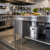 Thumbnail image #2 for InSinkErator SS-100 Commercial Trough-Mount Food Waste Disposer Package, 1 HP, 6-5/8 Inch Inlet