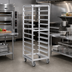 Thumbnail image #2 for FWE Mobile Aluminum Pan Rack for 34 Full-Size 18 x 26 Trays/Pans