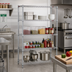 Thumbnail image #2 for Eagle Group 4-Tier Chrome-Plated Wire Starter Shelving Unit, 42 x 18 x 63 Inches