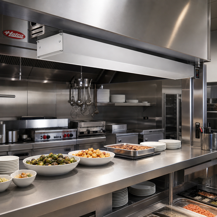 Product image #2 for Hatco Glo-Ray 84-Inch Single Unlighted Infrared Strip Heater, 1500W, Aluminum