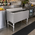 Thumbnail image #2 for John Boos Slim-Line 36-Inch Stainless Steel Underbar Ice Bin/Cocktail Unit with 2-Piece Sliding Lid