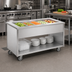 Thumbnail image #2 for Randell Custom & Serving IC-5S Mobile Iced Cold Food Table, 5-Pan Capacity