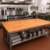 Thumbnail image #2 for John Boos Boos Block 72-Inch x 32-Inch American Cherry Kitchen Countertop with Varnique Finish