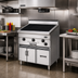 Thumbnail image #2 for Bistro 24-Inch Gas Restaurant Range with Chitwood Charbroiler, Cabinet Base, and Smoke-Ejector System