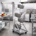 Thumbnail image #2 for New Age 1210 Mobile Fry Basket Rack, 18-Basket Capacity