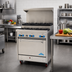 Thumbnail image #2 for Comstock-Castle FSU330 36-Inch Gas Step-Up Range with 31-1/2 Inch Standard Oven, 6 Star Burners, Back Riser & High Shelf