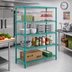 Thumbnail image #2 for EagleGard 4-Tier Wire Shelving Starter Unit, 72W x 24D x 74H