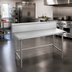 Thumbnail image #2 for Advance Tabco 108-Inch x 24-Inch 304 Stainless Steel Work Table with 10-Inch Backsplash