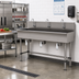 Thumbnail image #2 for Advance Tabco 72-Inch 3-Station Knee-Operated Hand Wash Sink with 3 Faucets