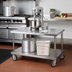 Thumbnail image #3 for Vollrath Heavy-Duty Countertop Stainless Steel Equipment Stand, 36 x 30 x 24 Inches, with Undershelf and 5-Inch Casters