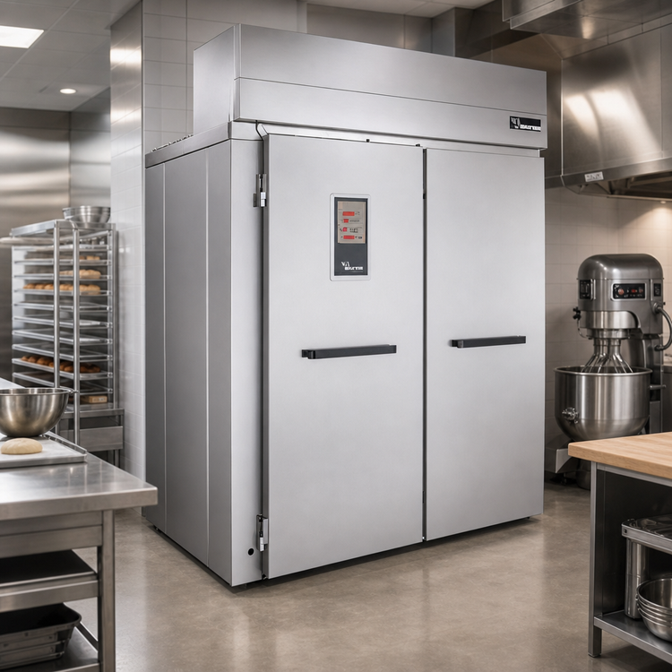 Product image #2 for Baxter RPW2S-40.5D Double-Wide Roll-In Retarder/Proofer Cabinet, 40.5-Inch Deep, Open Floor