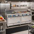 Thumbnail image #2 for Comstock-Castle 72-Inch Gas Range with 2 Star Burners, 60-Inch Griddle, and 2 Ovens