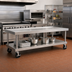 Thumbnail image #2 for Vulcan Universal Stainless Steel Counter Model Equipment Stand for Griddles and Broilers, 73-Inch Wide