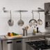 Thumbnail image #2 for John Boos Wall-Mount Stainless Steel Single-Bar Pot Rack with 6 Double Hooks
