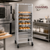 Thumbnail image #2 for Channel Manufacturing Channel Slide Standard-Series Side-Load Aluminum Bun Pan Rack, 39-Pan Capacity