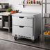 Thumbnail image #2 for Beverage-Air 32-Inch One-Section Worktop Freezer with 2 Drawers, 7.2 Cu. Ft., Flat Top