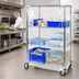Thumbnail image #2 for Quantum Wire Cart Cover, 18 x 60 x 63 Inch, 10-Gauge Clear Vinyl with Velcro Flap