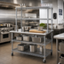 Thumbnail image #2 for Eagle AdjusTable Two-Tier Stainless Steel Work Surface System with Double Overshelves, 60