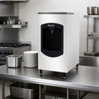 Thumbnail image #2 for Eurodib USA Resolute Ice Systems IDB130 Countertop No-Touch Ice Dispensing Bin, 130 lb Storage, Stainless Steel