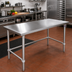 Thumbnail image #2 for John Boos Stallion 72-Inch x 24-Inch 16-Gauge 300 Series Stainless Steel Flat Top Work Table