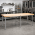 Thumbnail image #2 for John Boos Baker's Table Frame for 48 x 30-Inch Top, Stainless Steel