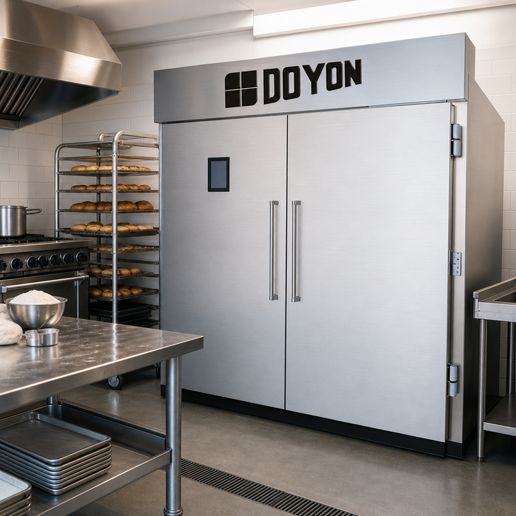 Product image #2 for Doyon Knockdown Roll-In Proofer Cabinet, 2-Section, 6 Double Side Load Rack Capacity