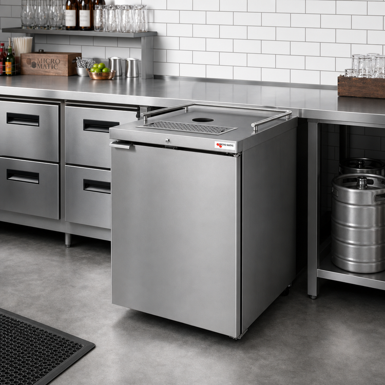 Product image #2 for Pro-Line E-Series 25-Inch Stainless Steel Self-Contained Direct Draw Beer Cooler, 1-Keg, Less Tower