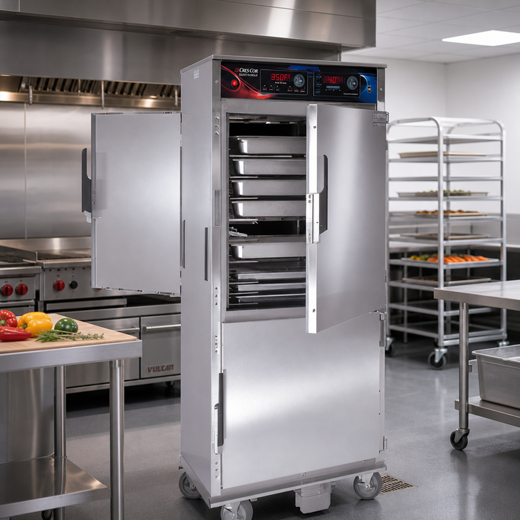Product image #2 for Cres Cor Roast-N-Hold Full-Height Pass-Thru Convection Cook and Hold Oven