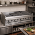 Thumbnail image #2 for Bakers Pride Dante Series 72-Inch Low-Profile Countertop Gas Radiant Charbroiler with Glo-Stones
