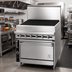 Thumbnail image #2 for Titan JTRH-72B 72-inch Heavy Duty Gas Charbroiler with Cabinet Base
