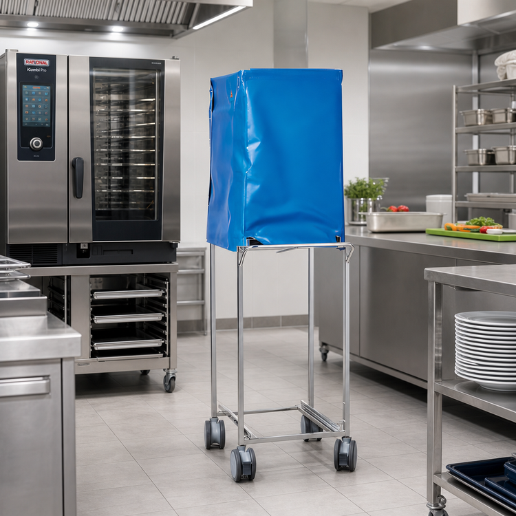Product image #2 for RATIONAL Banquet Finishing System for SCC 61/CMP 61 with 20-Plate Mobile Rack, Thermocover, and Transport Trolley