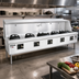 Thumbnail image #2 for MasterRange Five-Chamber Gas Wok Range, Painted Steel Floor Model