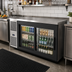 Thumbnail image #2 for True Premier Bar Pass-Thru Two-Section Refrigerated Back Bar Cooler, 60 In Wide, 4 Sliding Glass Doors