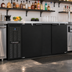 Thumbnail image #2 for Continental Refrigerator BB69SN 69-Inch Shallow Depth 2-Door Solid Top Back Bar Cooler
