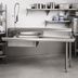 Thumbnail image #2 for Straight Soiled Dishtable with Pre-Rinse Sink, 72 Inch x 30 Inch, Right-to-Left