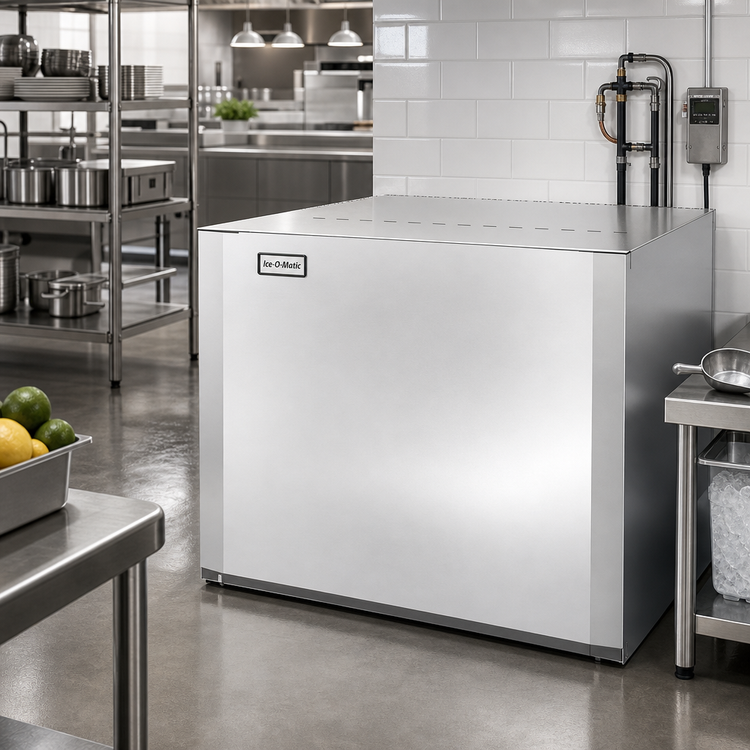 Product image #3 for Ice-O-Matic Elevation Series Modular Full-Size Cube Ice Maker, 48.25-Inch Wide, Remote Cooled, 1,830 lb/Day